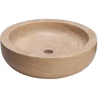 Forzalaqua Waskom Verona Travertin Gezoet 40x12 cm