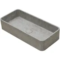Ideavit Waskom Idea.Max 60x28x12 cm Rechthoek Beton Grijs/Bruin