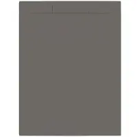 Allibert - Douchebak - Luna 120 X 90 Cm - Polybeton - Gun Metal