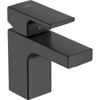 Hansgrohe Vernis Shape wastafelkraan 13cm CoolStart met pop-up waste zwart mat