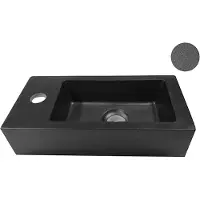 Boss & Wessing Fontein bws rinka 36x18x9 cm kraangat links quartz