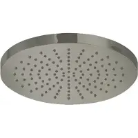 Hotbath M100 Hoofddouche 20cm - Geborsteld Nikkel - Messing - Kranen, Douchekranen, Hoofddouches - 8719638611589 - Kranen, Douchekranen, Hoofddouches