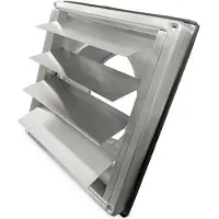 Boss & Wessing Overdrukrooster bws ventilatie aansluitmaat ø 150mm rvs