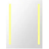 Plieger Two spiegel met LED verlichting verticaal 60x80cm