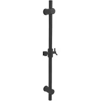 Sapho Doucheglijstang, rond, 70cm, mat zwart