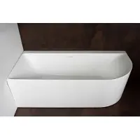 Luca Half vrijstaand hoekbad links sanitair primo acryl 180x80x60 cm mat wit