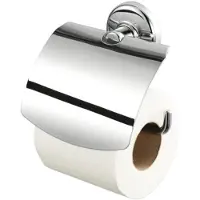 Geesa Toiletrolhouder met Klep Rond Chroom