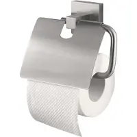 Haceka Toiletrolhouder Mezzo Tec met Klep Mat Chroom