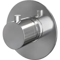 Brauer Chrome Edition inbouwthermostaat rond chroom