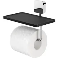 Geesa Toiletrolhouder Topaz Met Planchet Chroom