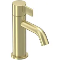 Ivy Aia Wastafelkraan pact model s coldstart geborsteld mat goud pvd