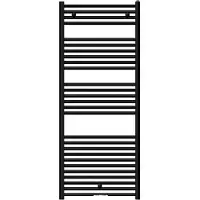 Van Marcke GO Handdoekradiator van marcke basic 150/060 144.8x60 cm 743w mat zwart