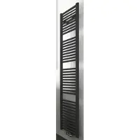 Wiesbaden Radiator Elara 181,7x45 cm Midden-Onder Aansluiting Mat Zwart (830 Watt)