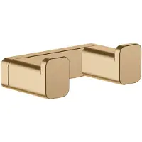 Hansgrohe AddStoris dubbele handdoekhaak Brushed Bronze