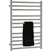 EH Design radiator athena met digitale thermosstaat 60x80 cm geborsteld rvs
