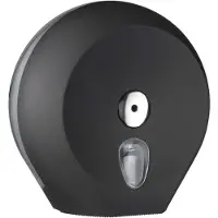 Marplast Colored Toiletroldispenser, tot Ø 23cm, ABS, zwart mat