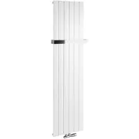 Sapho Designradiator colonna recht middenaansluiting 45x180 cm 910w wit
