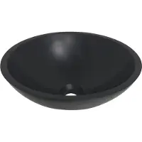 Boss & Wessing Waskom bws 43x13 cm solid surface mat zwart