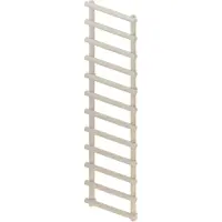 Boss & Wessing Designradiator BWS Tubi Handdoekrek 175x60 cm Zij-Onderaansluiting Mat Cappuccino