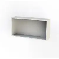 Arcqua Opbouwnis Alcove 60x30x10 cm Solid Surface Mat Wit