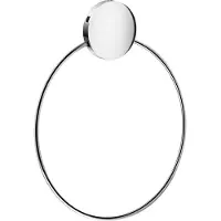 Smedbo Handdoekring Diameter 17.2 cm Gepolijst Edelstaal Chroom