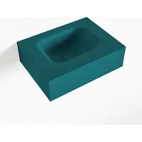 Mondiaz LEX Smag vrijhangende solid surface wastafel 40cm. Positie wasbak midden