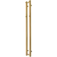 TVS Designradiator plus 2 geborsteld goud 140x13.5 cm