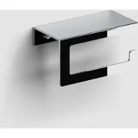 Clou Toiletrolhouder Fold 7,5 x 14,7 cm Chroom