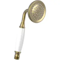 Tres Handdouche clasic antikalk keramisch handvat verouderd messing mat