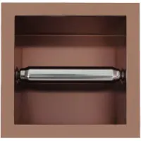 Sanilux Inbouw Toiletrolhouder Jali Brons
