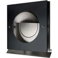 Weckx Overdruk ventilatierooster kappa 12.5 cm mat zwart