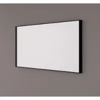 HiPP Spiegel design spv 9100 rechthoek 80x70 cm met frame mat zwart