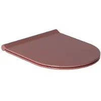 Salenzi Toiletzitting form slim met softclose glans roze