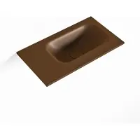 Mondiaz eden rust solid surface inleg wastafel voor toiletmeubel 40 cm. Positie wasbak rechts