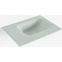 Mondiaz lex greey solid surface inleg wastafel voor toiletmeubel 40 cm. Positie wasbak rechts