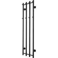 TVS Elektrische radiator eldo 4 mat zwart met timer 140x34.5 cm