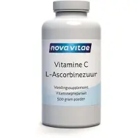Nova vitae Vitamine C Ascorbinezuur 500gr