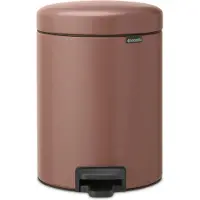 Brabantia NewIcon Prullenbak - 5 liter - Badkamer - Satin Taupe
