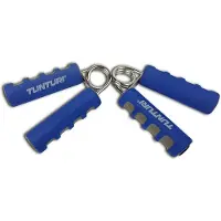 Tunturi Foam Knijphalters - Handknijper - 2 Stuks - Blauw/Grijs