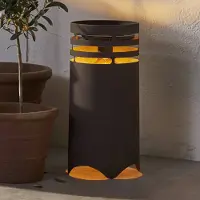 Star Trading Deco-solarlamp buiten Marron, bruin / roest, metaal, Modern, solar tuinverlichting