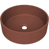 Arcqua case opbouw waskom rond 40 mat terracotta
