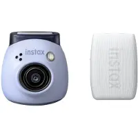 Fujifilm INSTAX PAL digital camera, Lavender Blue + printer mini Link 3, Clay White