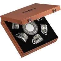 Missoni Kop & Schotel Luxury Gift Box Zig Zag Gold 220 ml (Set van 6)