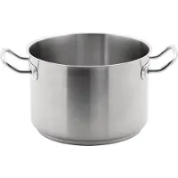 Vogue Kookpan / Soeppan Middel RVS - 7 Liter - KEUZE UIT 4 MATEN