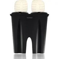 Discountershop Afvalemmer met Deksel -50liter -Afvalscheiding prullenbak -Afvalbak -(2x 25L) Zwart