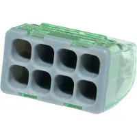 BES LED Lasklem - Vintex - 8 Polig - 0.2-2.5 mm2 - Grijs - 250 Stuks