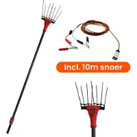 Kibani Elektrische Olijven Oogster - Fruitplukker - Olijven Plukker - 12 Volt - 12000-17000 RPM - Vibrerende Plukker - Lichtgewichte 2,4kg Olijven schudder - 250 Watt