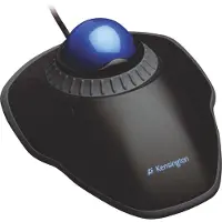 Kensington Orbit Bedrade Trackball/Muis met Scrollring - Zwart