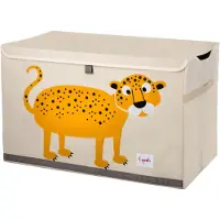 3 Sprouts Aufbewahrungsbox - 38x61x37 - Leopard - - One Size - Kisten