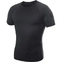 Sensor - Baselayer - T-Shirt - Korte Mouw - Air Tee - Merino - Thermoshirt - Wintersport - Outdoor - Heren - Zwart - Small